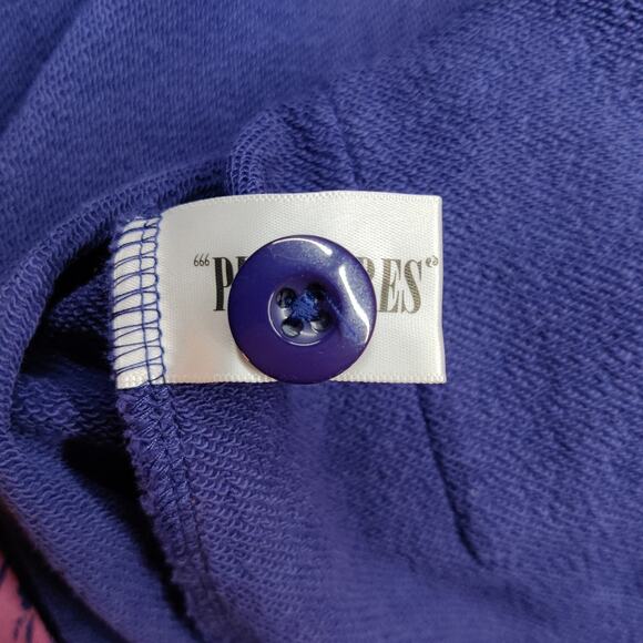 Pleasures Now Freeze Blue Cardigan Sweater Spore Print Large Streetwear Indie - Picture 7 of 13